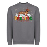 Storm dachshund through the snow Heavyweight Sweatshirt - MaliasSmallBusiness