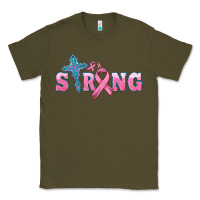 Army Green strong with cross ribbon Classic Tee - HRA Design Shop