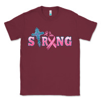 Burgundy strong with cross ribbon Classic Tee - HRA Design Shop