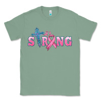 Sage strong with cross ribbon Classic Tee - HRA Design Shop