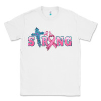 White strong with cross ribbon Classic Tee - HRA Design Shop