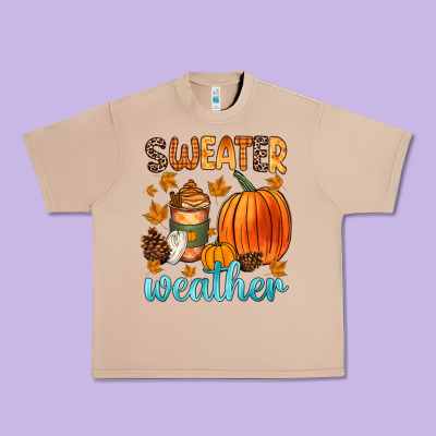 Bonfires Flannels S'mores Campfires And Pumpkins Urban Heavy Tee Designed By Zillion Design Studio