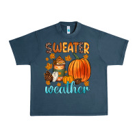 Midnight Navy bonfires flannels s'mores campfires and pumpkins Urban Heavy Tee - Zillion Design Studio
