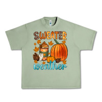 Oil Green bonfires flannels s'mores campfires and pumpkins Urban Heavy Tee - Zillion Design Studio
