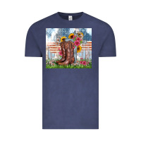 Vintage Denim christian western Vintage Tee - Zillion Design Studio