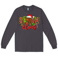 Smoke Christmas santa claus Long Sleeve Tee - FaDigitalArtStudio