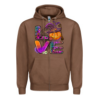 Chestnut halloween love Zipper Hoodie - AdoDesignShop