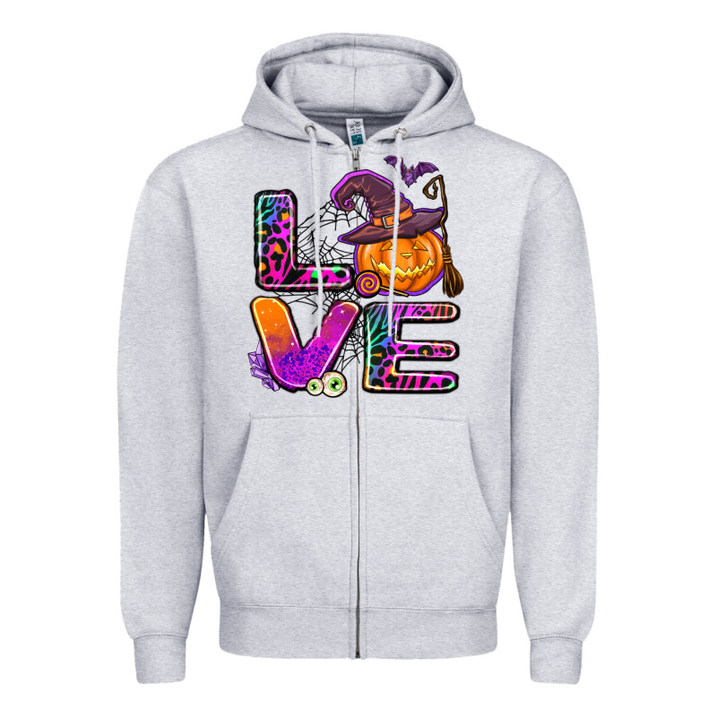 Halloween Love Zipper Hoodie by AdoDesignShop | Teevron
