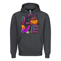 Smoke halloween love Zipper Hoodie - AdoDesignShop