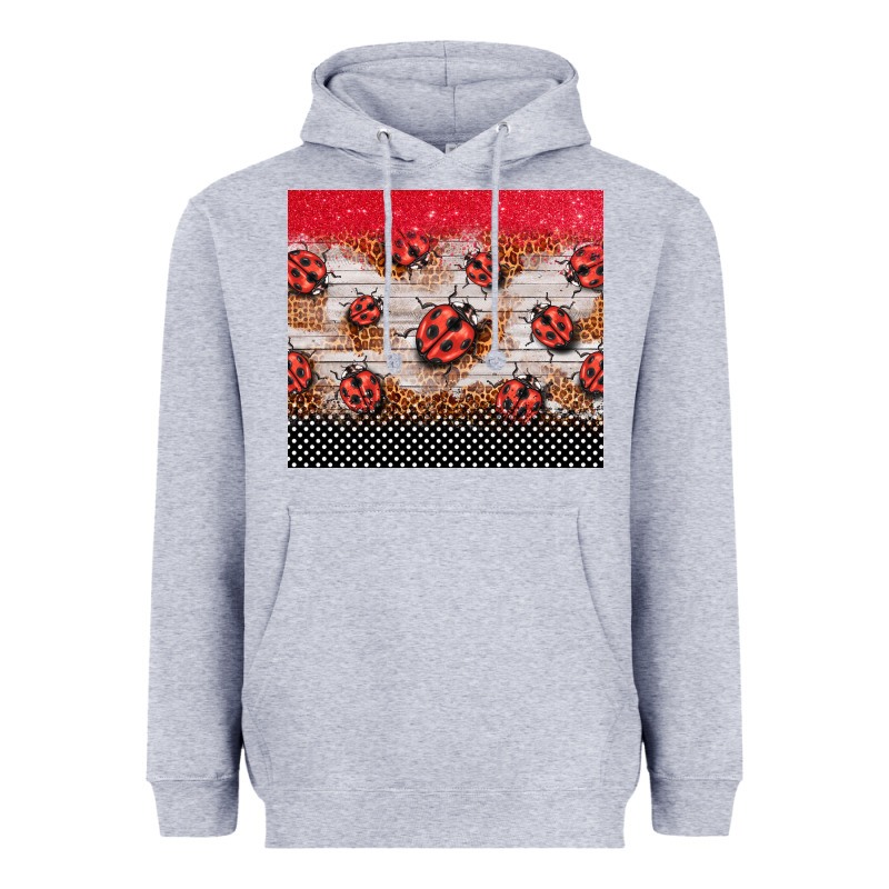 Ladybug Tumbler Heavyweight Hoodie by BarkalooDesign | Teevron