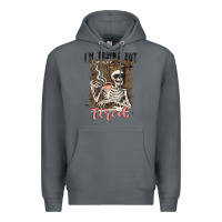Rock im trying but tired Premium Hoodie - MaliasSmallBusiness
