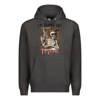 Smoke im trying but tired Premium Hoodie - MaliasSmallBusiness