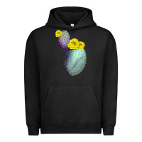 Pigment Black Opunthia Santa Rita Cactus Urban Hoodie - LillyAllenDesigns