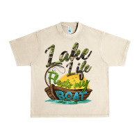Sandshell lake life floats my boat Urban Heavy Tee - BarkalooDesign