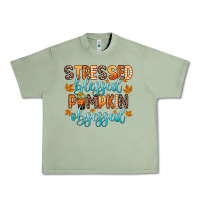 Oil Green stressed blessed pumpkin obsessed Urban Heavy Tee - Zillion Design Studio