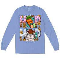 Colony Blue Western Hip hop Bunny Long Sleeve Tee - Neo Western