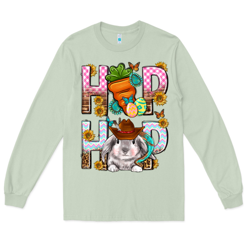 Western Hip Hop Bunny Long Sleeve Tee by Neo Western | Teevron