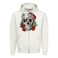 Skull Cactus Zipper Hoodie | Teevron