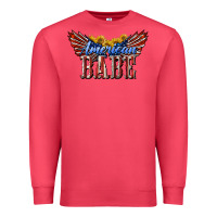 Cardinal American Babe With Sunflowers Premium Sweatshirt - LillyAllenDesigns