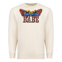 Sandshell American Babe With Sunflowers Premium Sweatshirt - LillyAllenDesigns