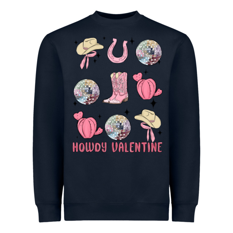Howdy Valentine Heavyweight Sweatshirt by MaliasSmallBusiness | Teevron