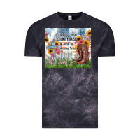 Cloud Black christian western american made country raised Vintage Tee - Zillion Design Studio
