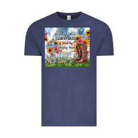 Vintage Denim christian western american made country raised Vintage Tee - Zillion Design Studio