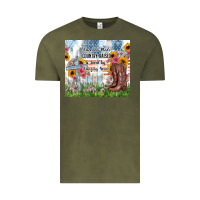 Vintage Olive christian western american made country raised Vintage Tee - Zillion Design Studio
