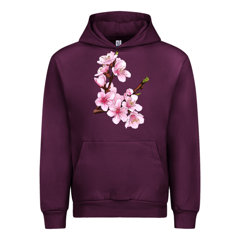 Peach Blossom Illustrations Urban Hoodie by LillyAllenDesigns | Teevron