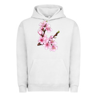 Pigment Lunar Rock Peach Blossom Illustrations Urban Hoodie - LillyAllenDesigns
