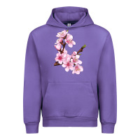Tulip Peach Blossom Illustrations Urban Hoodie - LillyAllenDesigns