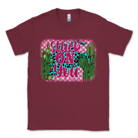 Burgundy stuck on you cactus Classic Tee - BarkalooDesign