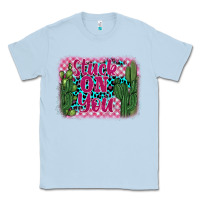 Dusty Blue stuck on you cactus Classic Tee - BarkalooDesign