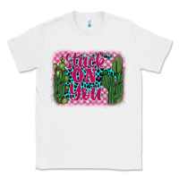 White stuck on you cactus Classic Tee - BarkalooDesign
