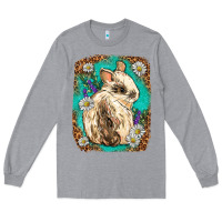 Heather Grey Western Rabbit Long Sleeve Tee - Neo Western