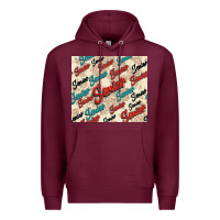 Burgundy senior Premium Hoodie - NancyCooperArtShop
