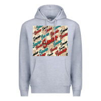 Heather Grey senior Premium Hoodie - NancyCooperArtShop