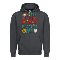Smoke i'll always be your biggest fan baseball Zipper Hoodie - BundleAndBundleShop