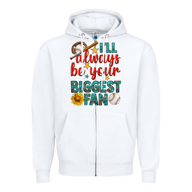 I'll Always Be Your Biggest Fan Baseball Zipper Hoodie by BundleAndBundleShop | Teevron