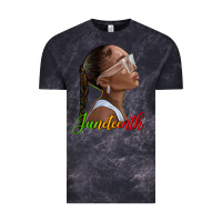 Cloud Black juneteenth black woman Vintage Tee - texasbilliewilder
