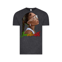 Vintage Black juneteenth black woman Vintage Tee - texasbilliewilder