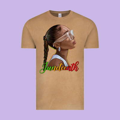 Vintage Tee juneteenth black woman