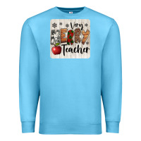 Ocean Blue very merry teacher christmas coaster Premium Sweatshirt - Jasminsmagicworld