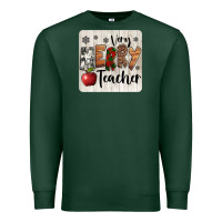 Sports Green very merry teacher christmas coaster Premium Sweatshirt - Jasminsmagicworld