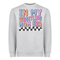 Heather Grey in my wrestling mom era Heavyweight Sweatshirt - MaliasSmallBusiness