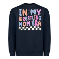 Navy in my wrestling mom era Heavyweight Sweatshirt - MaliasSmallBusiness
