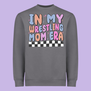 In My Wrestling Mom Era Heavyweight Sweatshirt Designed By Maliassmallbusiness