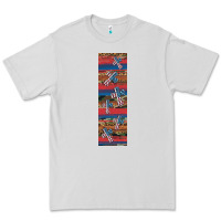 Dove Grey usa flag and cross penwraps Premium Tee - Artiststas