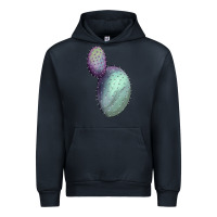 Navy Opunthia Santa Rita Cactus Urban Hoodie - LillyAllenDesigns