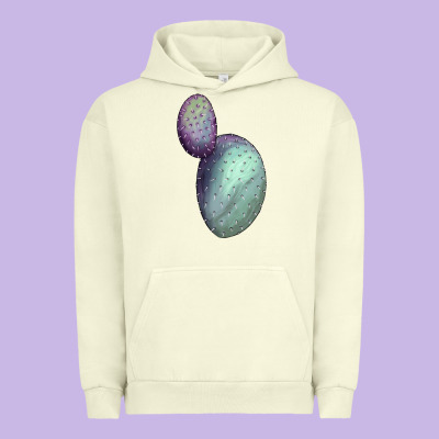 Opunthia Santa Rita Cactus Urban Hoodie Designed By Lillyallendesigns